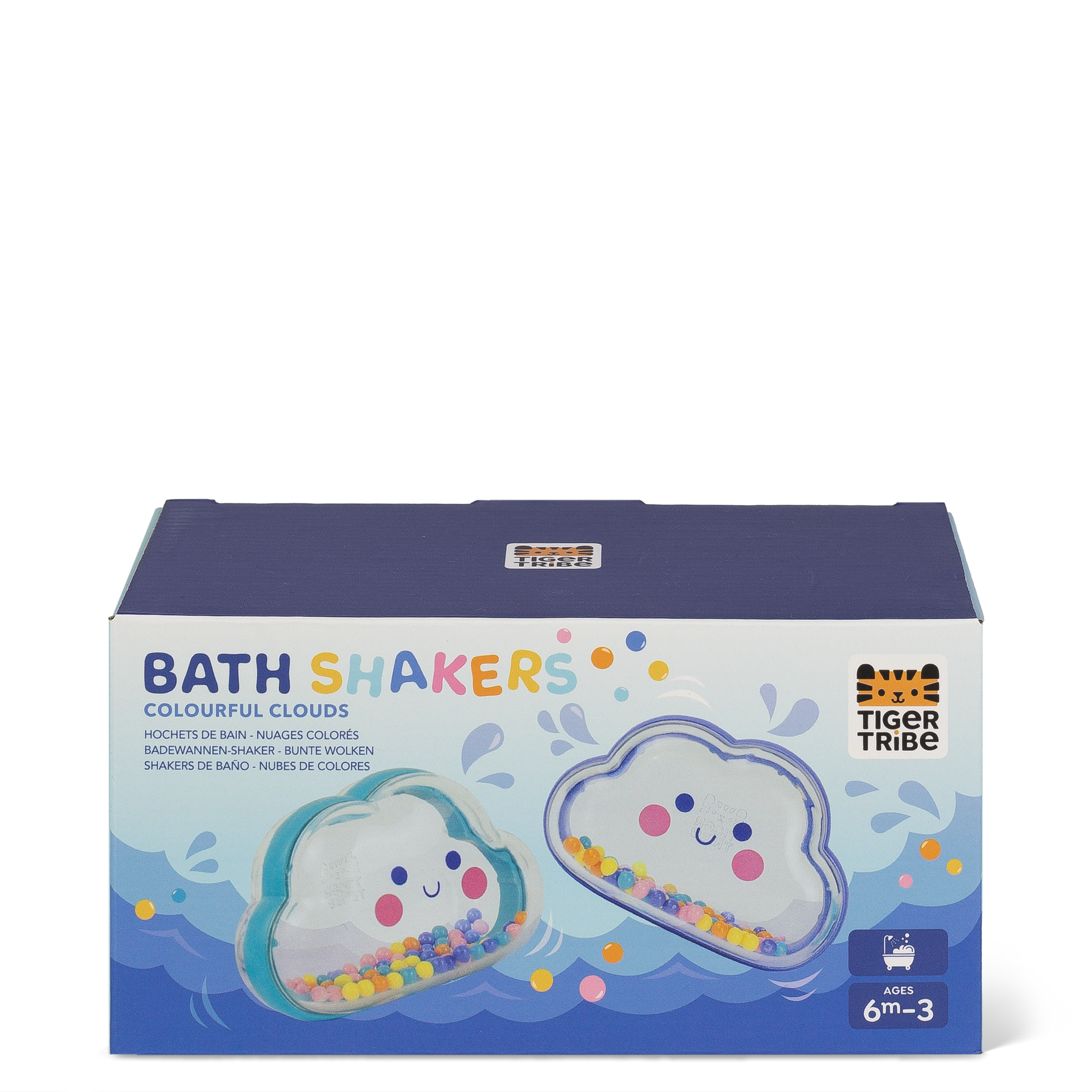 שייקרים לאמבטיה עננים צבעוניים - Tiger Tribe - דוארט | DoArt