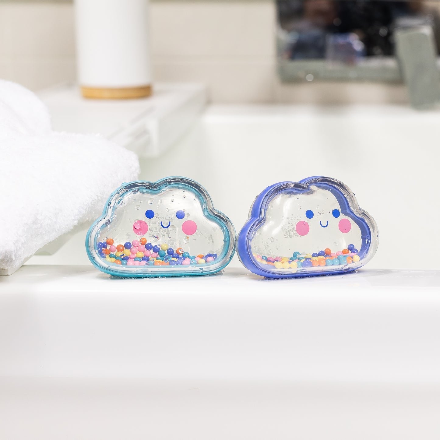 שייקרים לאמבטיה עננים צבעוניים - Tiger Tribe - דוארט | DoArt