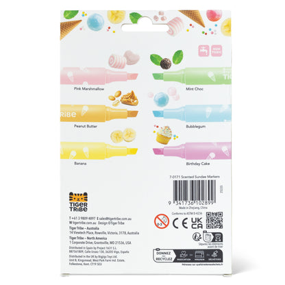 טושים ריחניים גלידה - Tiger Tribe - דוארט | DoArt