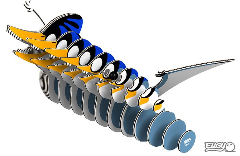 ערכת יוגי הרכבה 3D - פטרו (פטרודקטילוס) 053