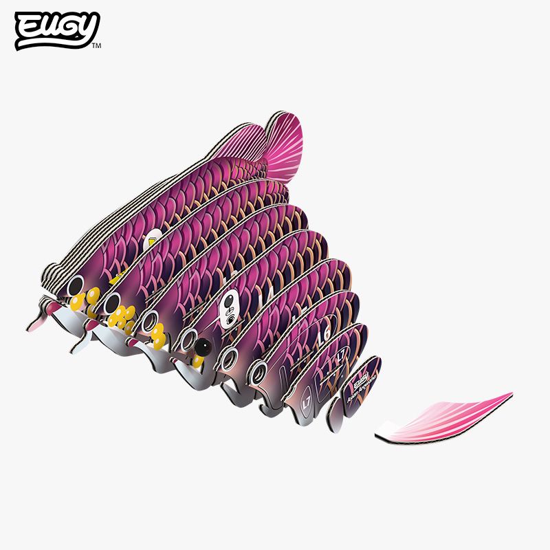 ערכת יוגי הרכבה 3D - דג ארואנה אסייתי 118