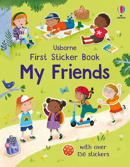 חוברת פעילות 150 מדבקות - חברים שלי USBORNE