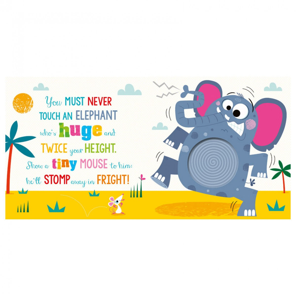 ספר מגע לעולם אל תיגעו בפיל ענק - Make Believe Ideas - דוארט | DoArt