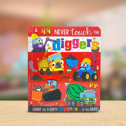 ספר מגע לעולם אל תיגעו במחפרונים - Make Believe Ideas - דוארט | DoArt