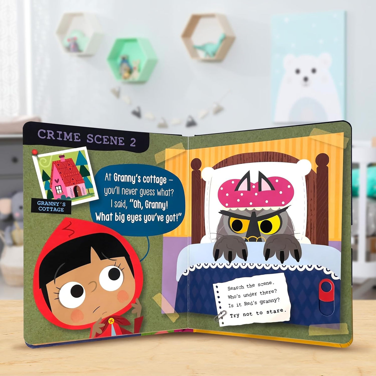 ספר זירת פשע כיפה אדומה - Make Believe Ideas - דוארט | DoArt