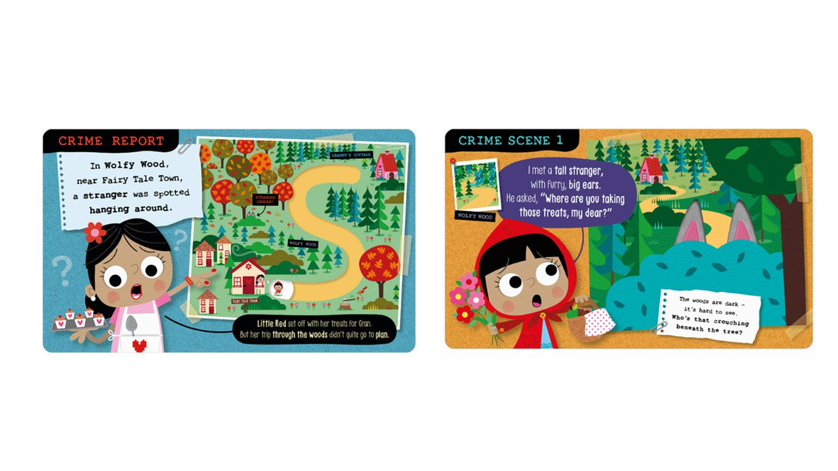 ספר זירת פשע כיפה אדומה - Make Believe Ideas - דוארט | DoArt