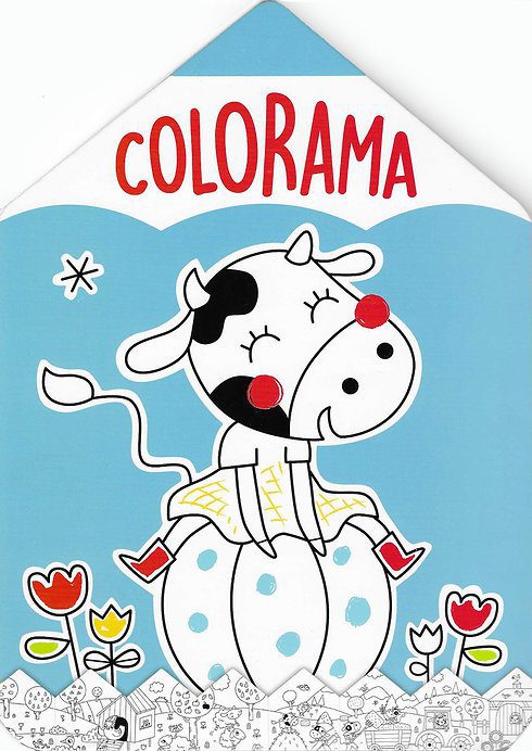 פוסטר לצביעה COLORAMA אקורדיון - בחווה YOYO