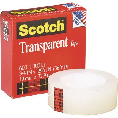 סלוטייפ קריסטל SCOTCH 3/4