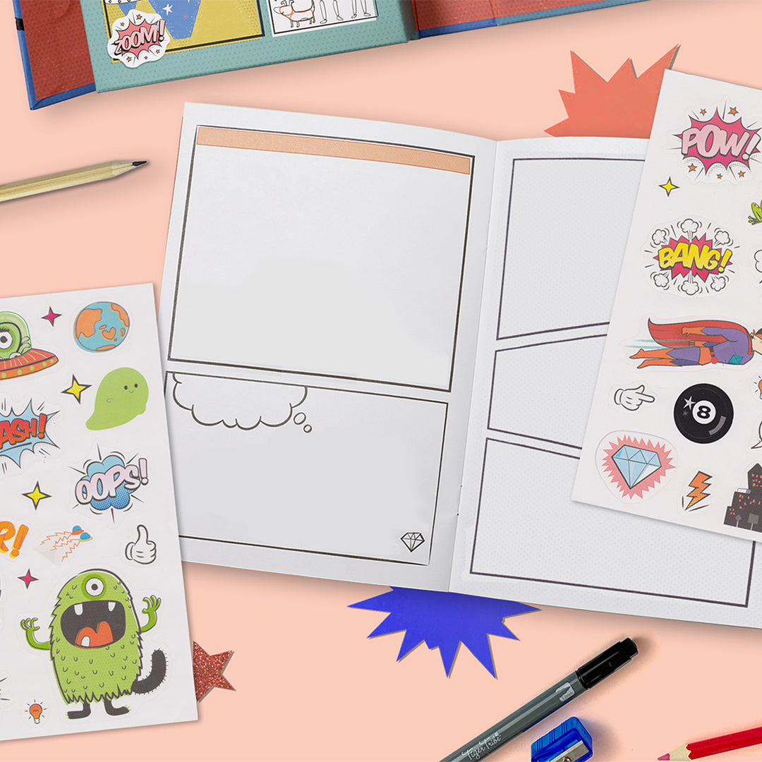 ערכת פעילות איך לצייר? - קומיקס Tiger Tribe - דוארט | DoArt