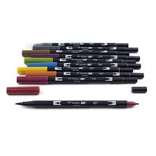 סט 10 טושי מכחול טומבו - TOMBOW ABT PORTRAIT 56170