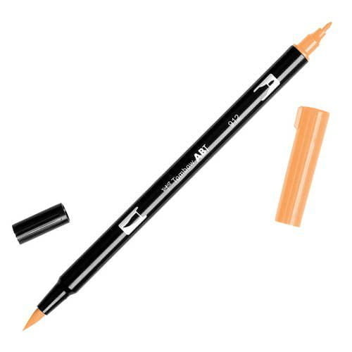 טומבו ABT טוש מכחול דו צדדי - TOMBOW PALE CHERRY 912