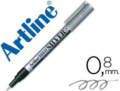 טוש מטאלי כסף 0.8 מ"מ - ARTLINE 999XF