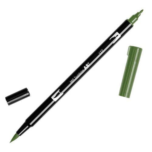 טומבו ABT טוש מכחול דו צדדי - TOMBOW DARK JADE 177