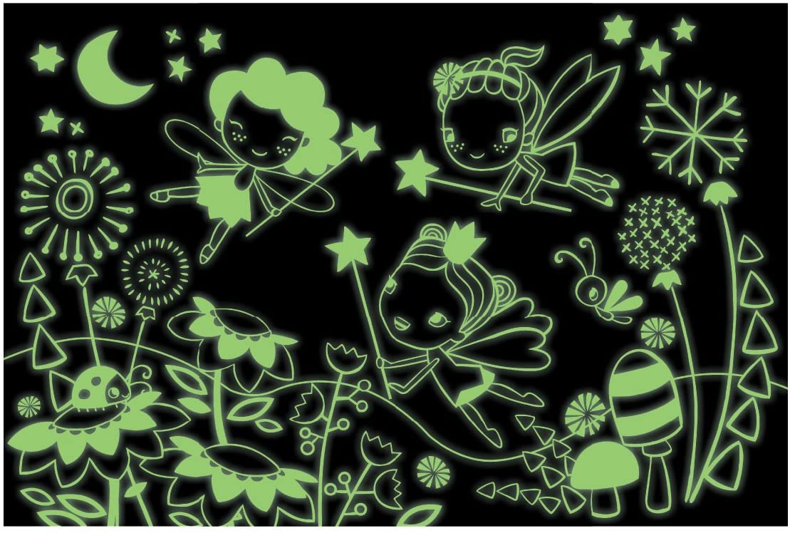 פאזל זוהר בחושך 100 חלקים - פיות MUDPUPPY - דוארט | DoArt