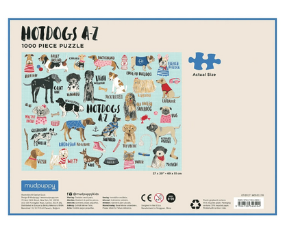 פאזל 1000 חלקים - כלבים מדליקים MUDPUPPY - דוארט | DoArt