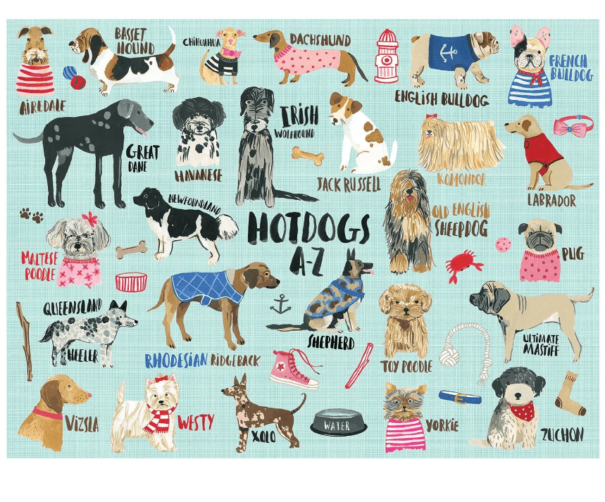 פאזל 1000 חלקים - כלבים מדליקים MUDPUPPY - דוארט | DoArt