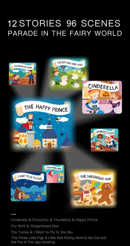 מקרן 12 שקופיות אגדות וסיפורים MIDEER