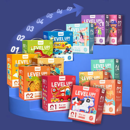 מארז פאזלים: LEVEL UP 3 כוחות הצלה MIDEER - דוארט | DoArt