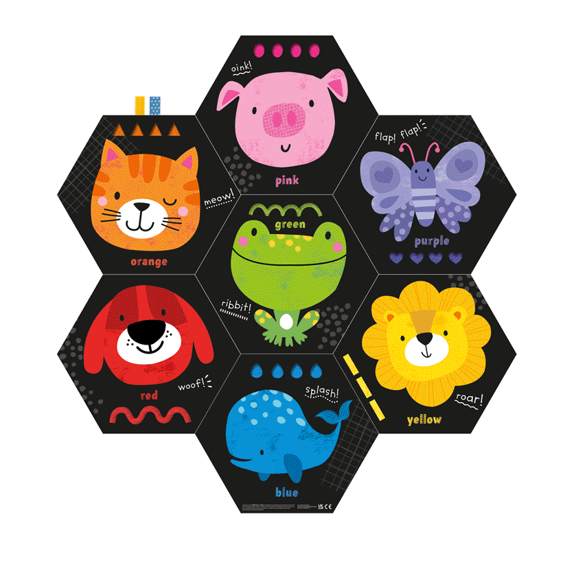 ספר סנסורי משושה - Make Believe Ideas - דוארט | DoArt