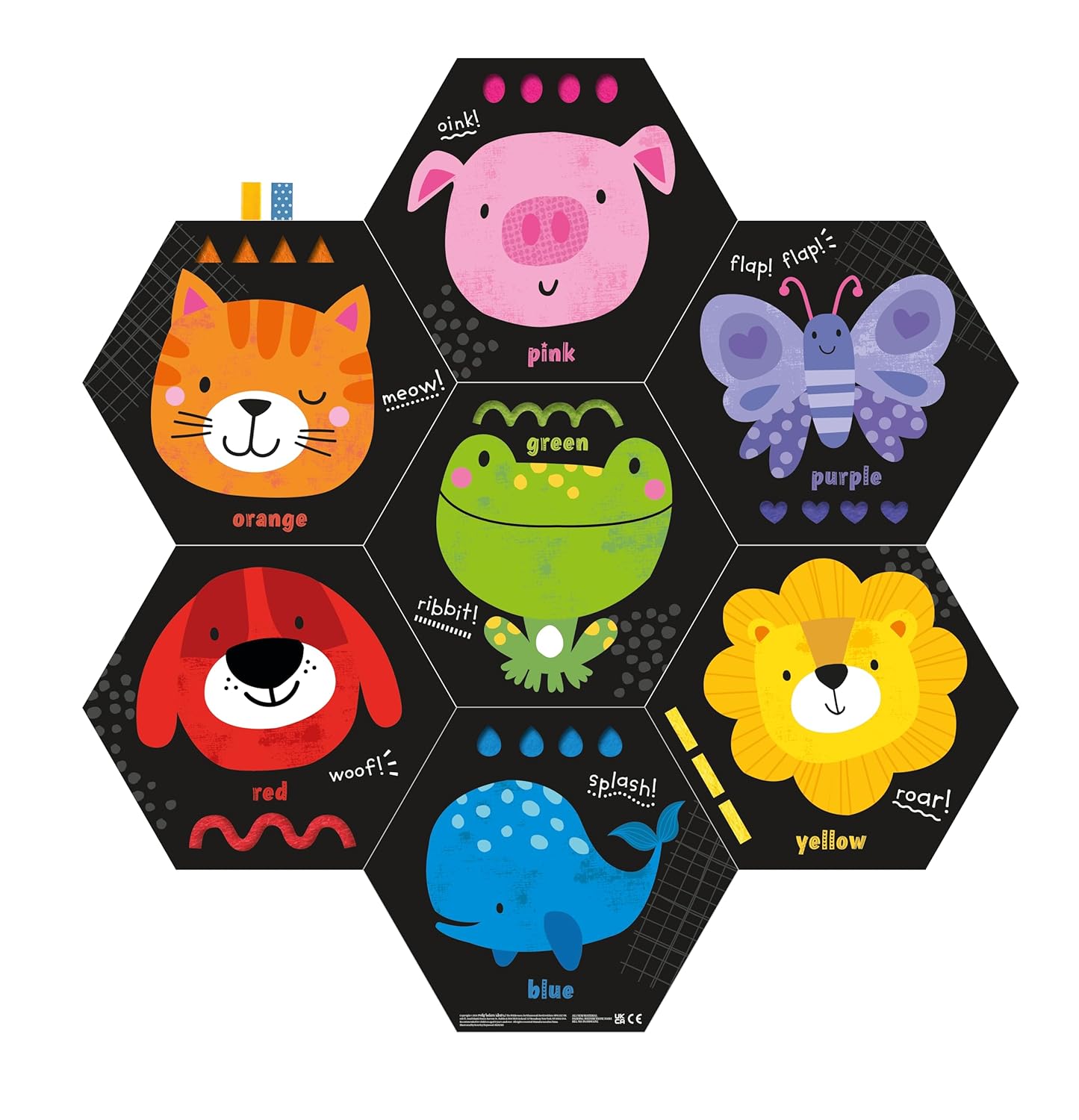 ספר סנסורי משושה - Make Believe Ideas - דוארט | DoArt