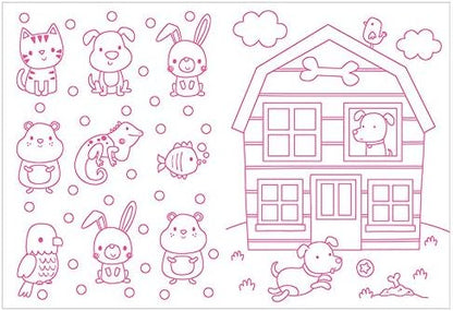 ערכה לצביעת סקווישי כלבלב - Make Believe Ideas - דוארט | DoArt