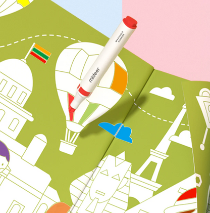 חוברת צביעה - לעוף בדימיון MIDEER - דוארט | DoArt