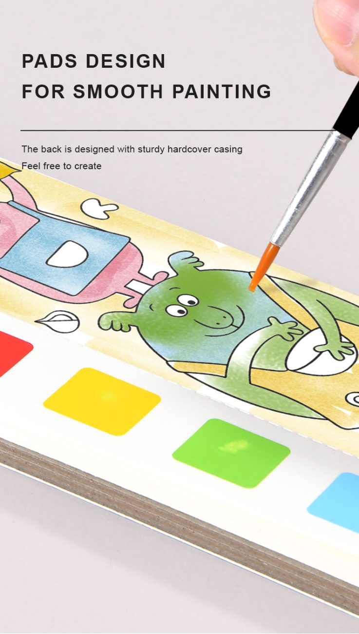 חוברת כרטיסיות צבעי מים - מסביב לעולם MIDEER - דוארט | DoArt