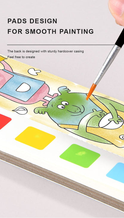 חוברת כרטיסיות צבעי מים - מסביב לעולם MIDEER - דוארט | DoArt