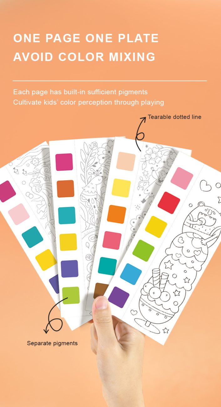 חוברת כרטיסיות צבעי מים - מסביב לעולם MIDEER - דוארט | DoArt