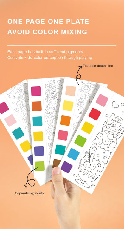 חוברת כרטיסיות צבעי מים - מסביב לעולם MIDEER - דוארט | DoArt