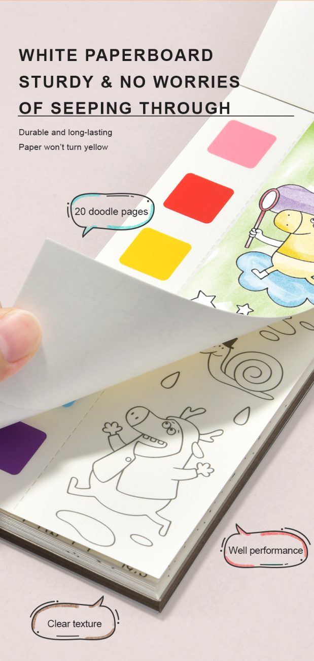 חוברת כרטיסיות צבעי מים - מסביב לעולם MIDEER - דוארט | DoArt