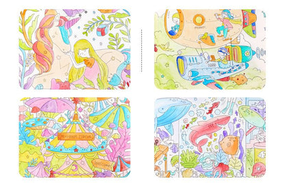 חוברת צביעה בצבעי מים - חלומות פיות MIDEER - דוארט | DoArt