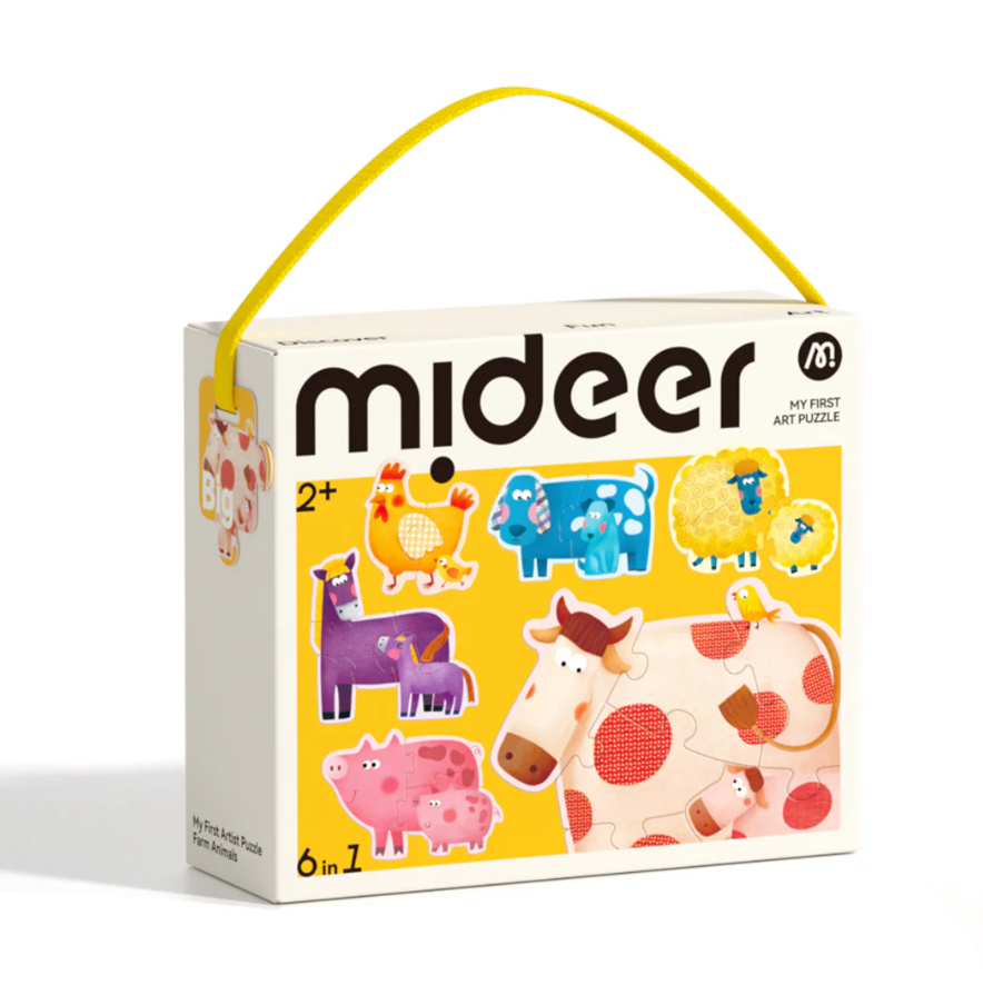 פאזל ראשון - חיות חווה MIDEER - דוארט | DoArt