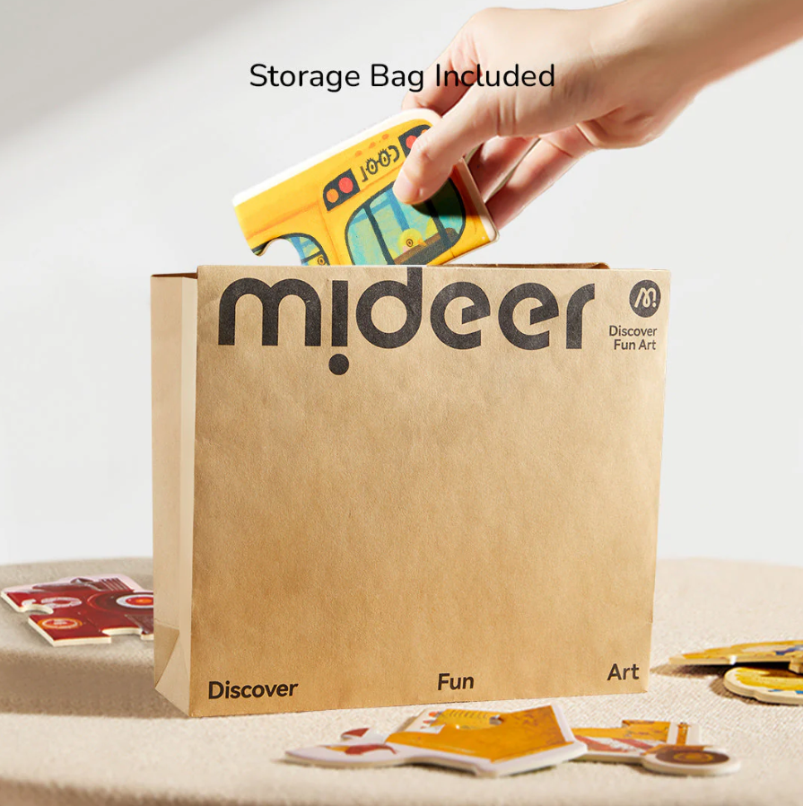 פאזל ראשון - חיות חווה MIDEER - דוארט | DoArt