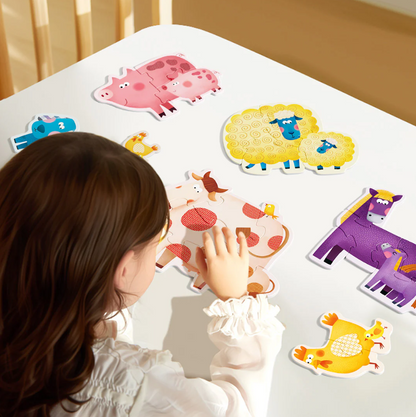 פאזל ראשון - חיות חווה MIDEER - דוארט | DoArt