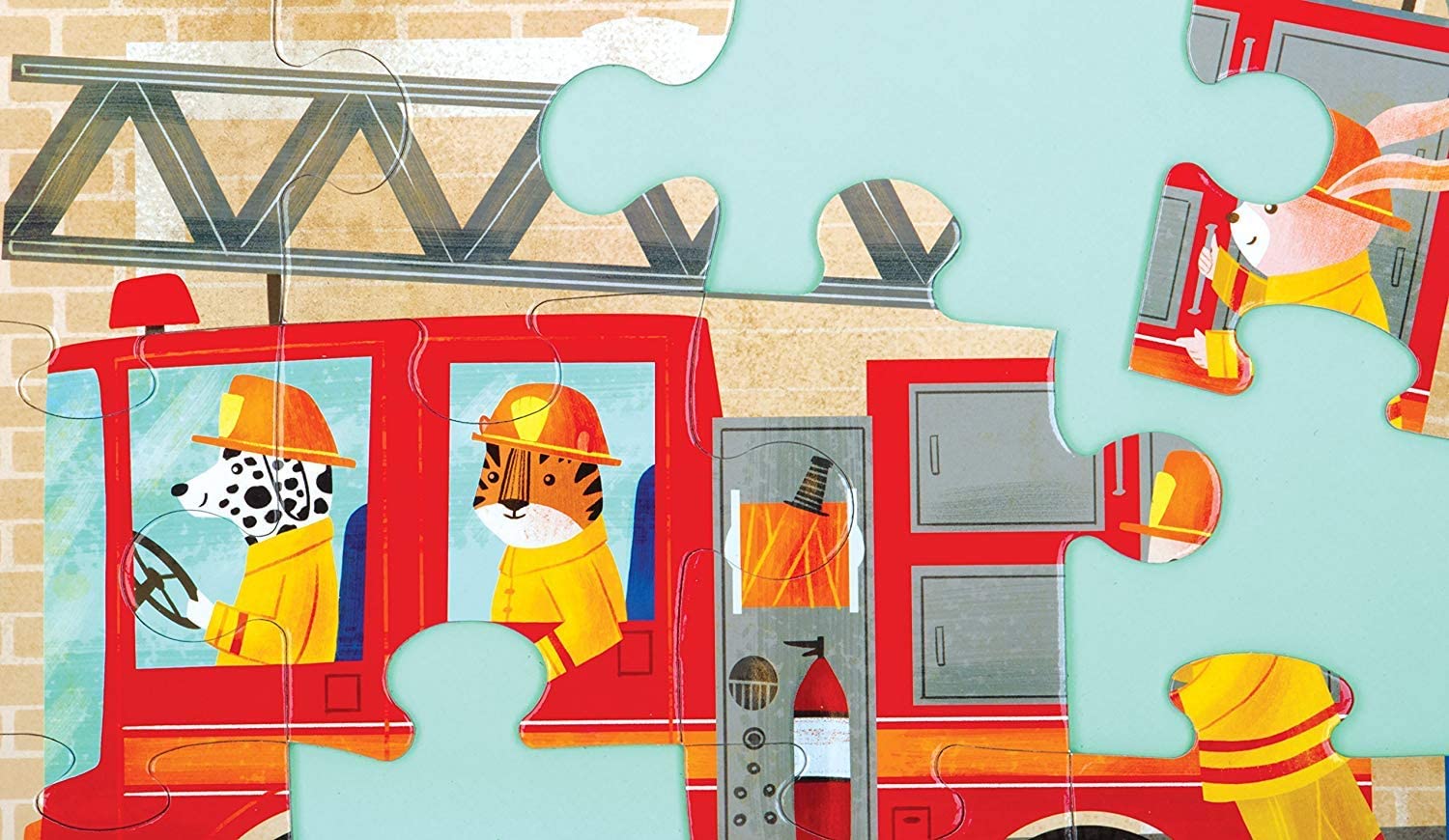 פאוץ פאזל - כבאית MUDPUPPY - דוארט | DoArt