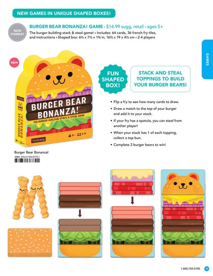 משחק המבורגר בוננזה Mudpuppy - דוארט | DoArt