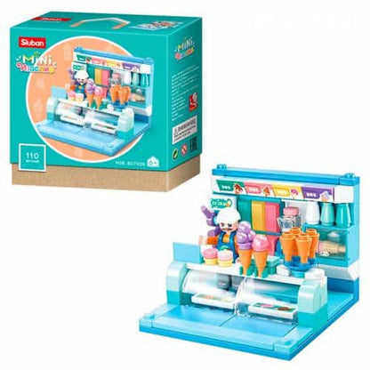 אבני בנייה סידרת מיני - דוכן פירות וירקות Sluban - דוארט | DoArt