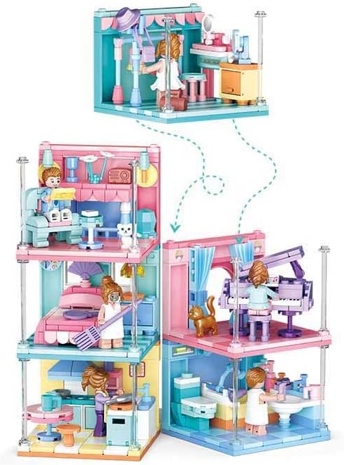 אבני בנייה סידרת מיני חדרים - סלון Sluban - דוארט | DoArt