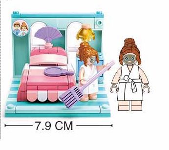 אבני בנייה סידרת מיני חדרים - חדר שינה Sluban - דוארט | DoArt