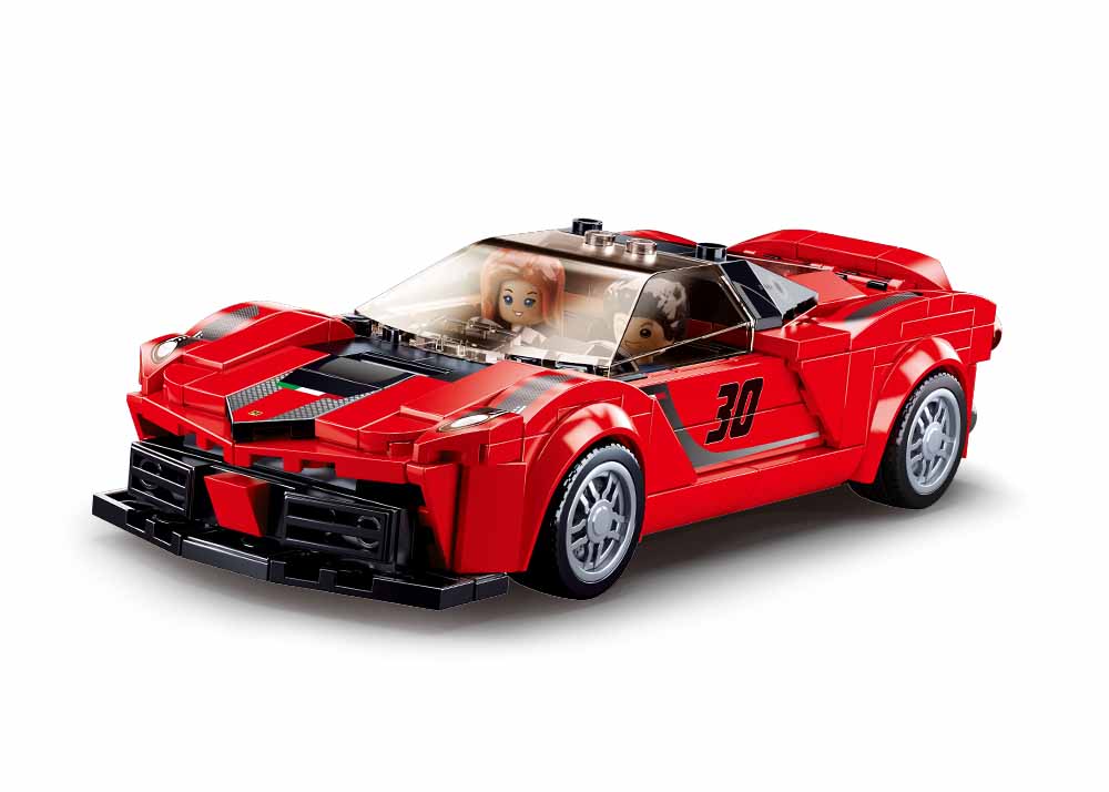 אבני בנייה סידרת מודלים - מכונית מירוץ Sluban - דוארט | DoArt