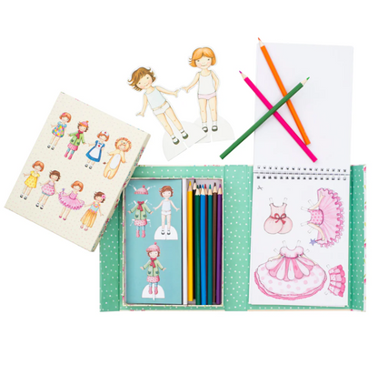 סט צביעה - הלבשת בובות וינטאג' Tiger Tribe - דוארט | DoArt