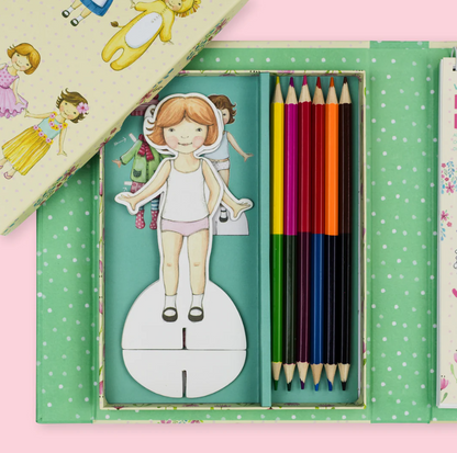 סט צביעה - הלבשת בובות וינטאג' Tiger Tribe - דוארט | DoArt