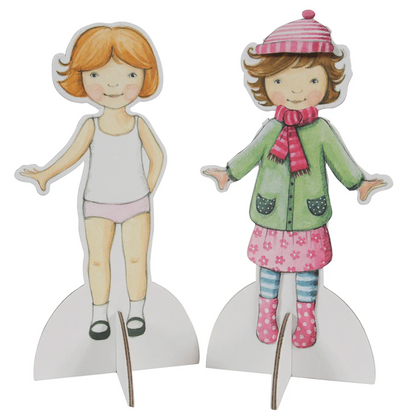 סט צביעה - הלבשת בובות וינטאג' Tiger Tribe - דוארט | DoArt