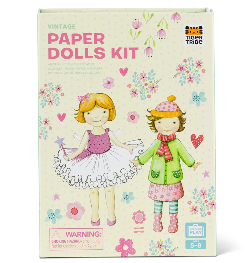 סט צביעה - הלבשת בובות וינטאג' Tiger Tribe - דוארט | DoArt