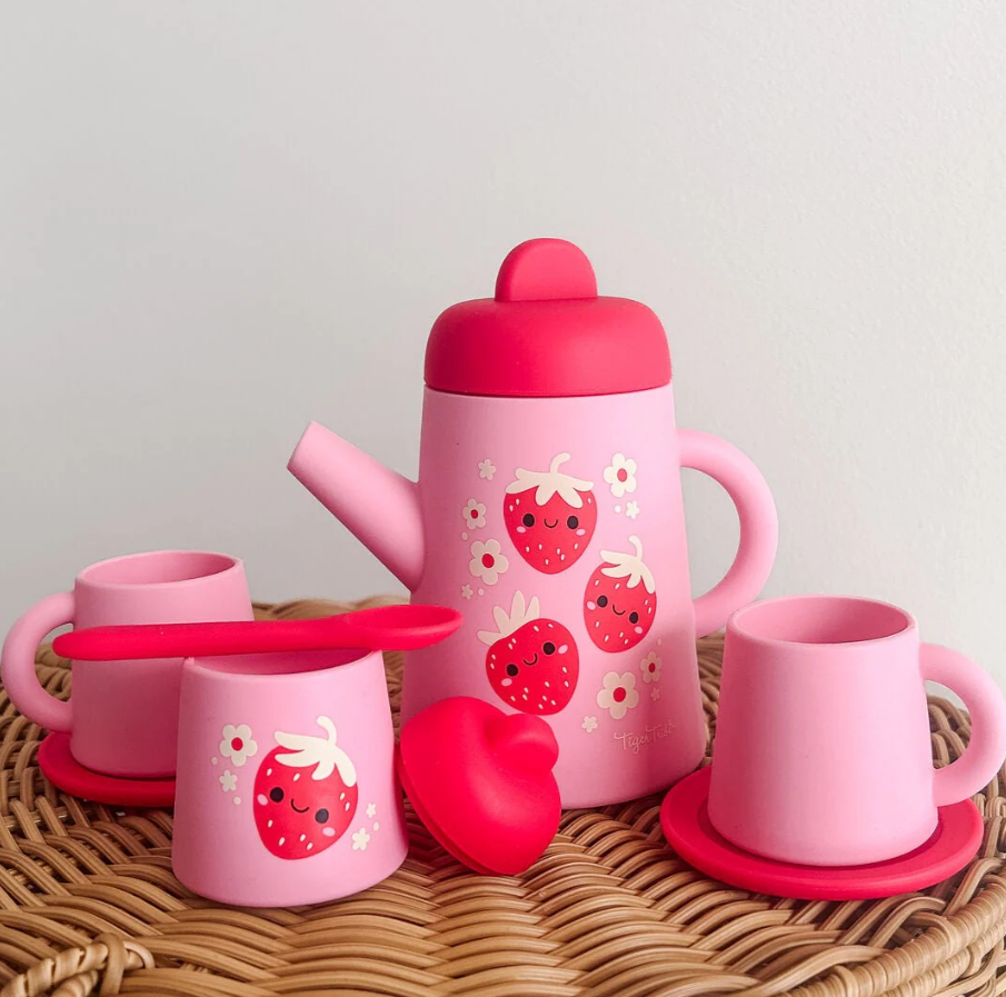 סט תה מסיליקון - שדה תותים Tiger Tribe - דוארט | DoArt