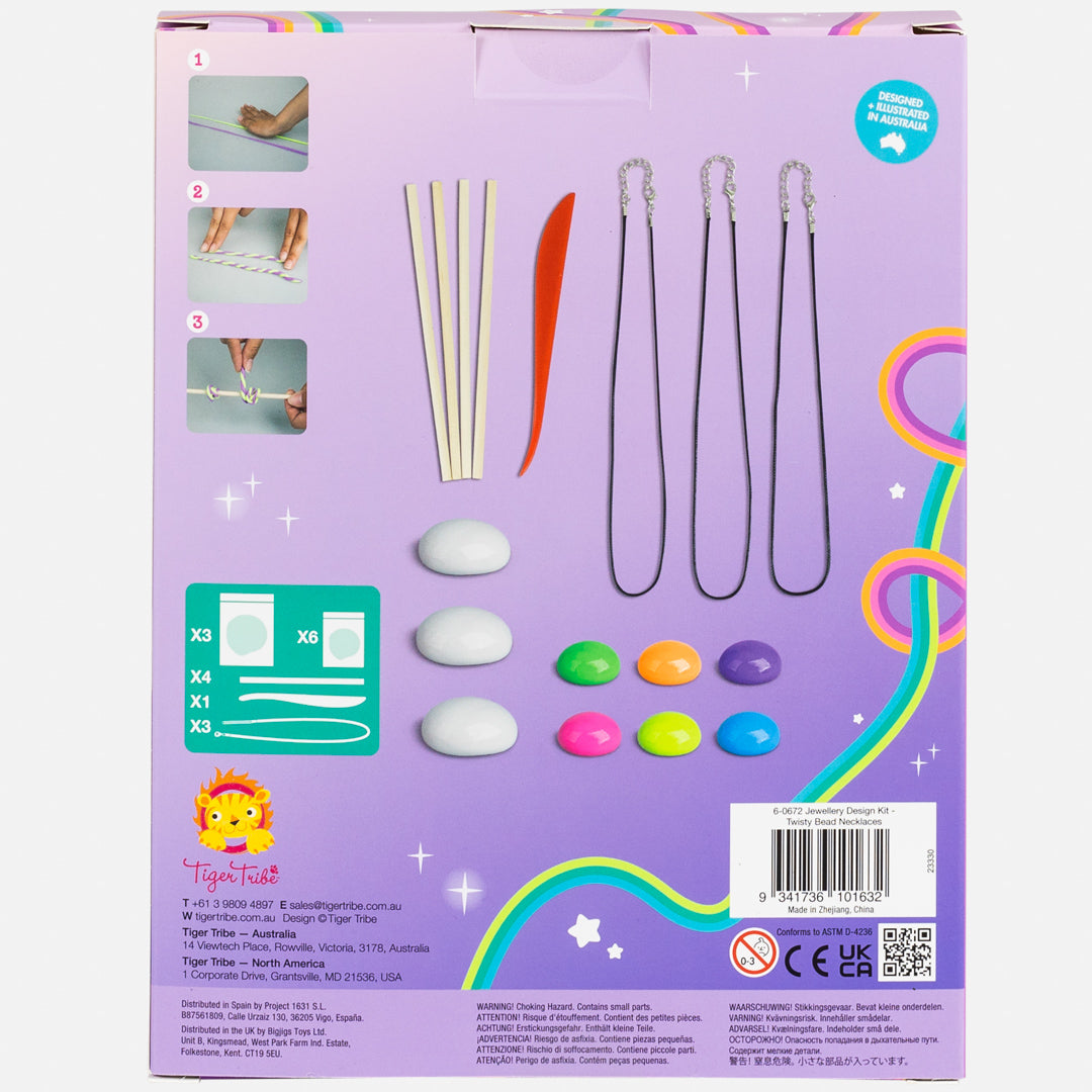 ערכת עיצוב שרשראות חרוזים מתפתלים Tiger Tribe - דוארט | DoArt