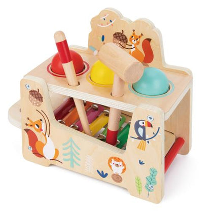 ספסל הך פטיש וקסילופון Tooky Toy - דוארט | DoArt