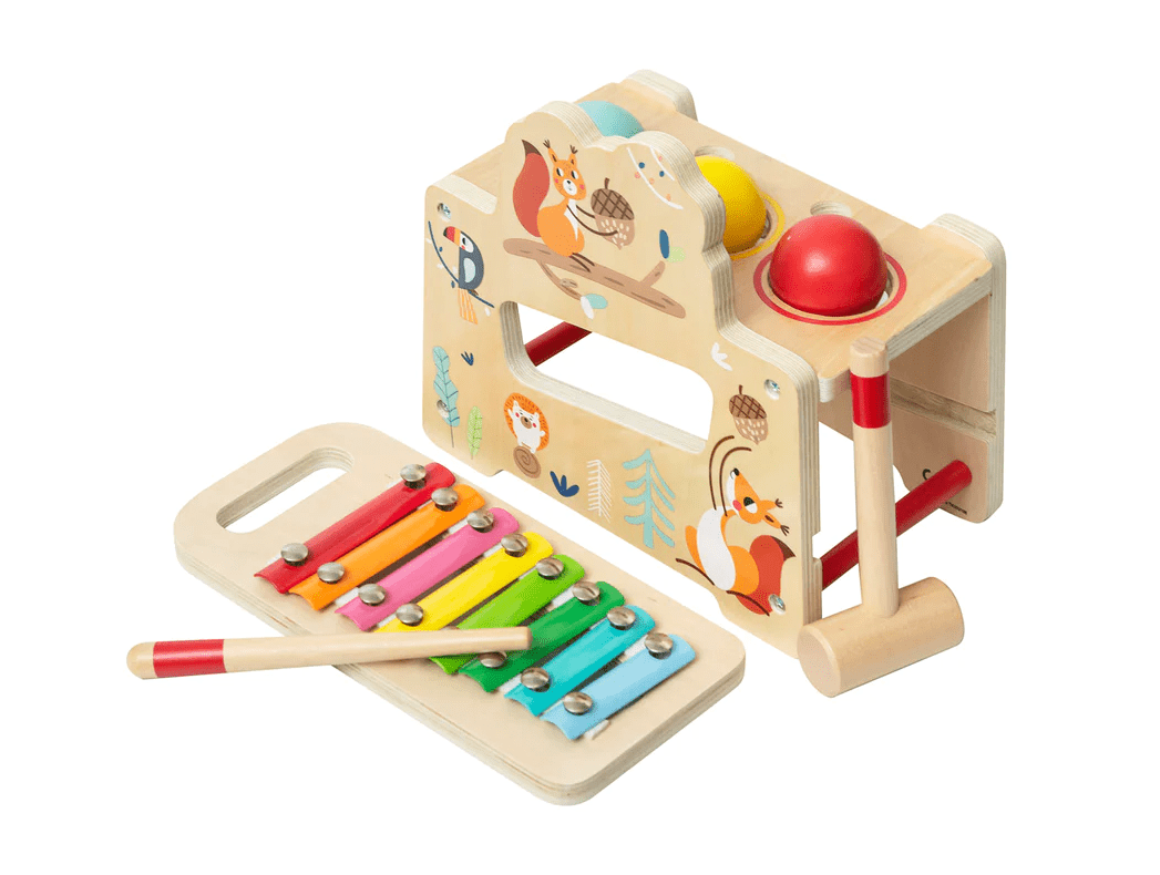 ספסל הך פטיש וקסילופון Tooky Toy - דוארט | DoArt