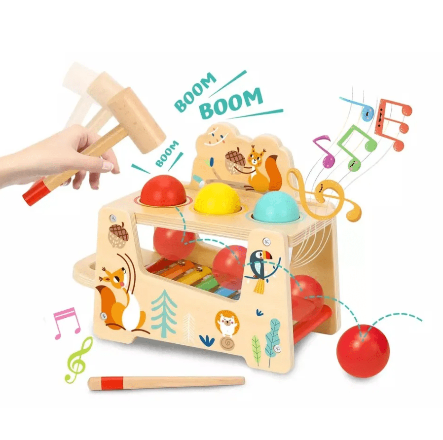 ספסל הך פטיש וקסילופון Tooky Toy - דוארט | DoArt